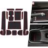 BIBIBO Suzuki Swift Tappetini in Gomma per Auto, Accessori per Fodere Compatibili con Suzuki Swift/Sport/Hybrid 2017-2024, Inserti per tazze e console centrale della porta Tappetino Antiscivolo