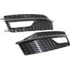 HZYCKJ Griglie anteriori e per radiatori auto Per Audi A4 B8.5 S-line S4 2013 2014 2015 Paraurti Fendinebbia Coperchio Griglia Griglia Colore Nero