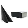 Alvotex Airlaid Tovaglioli, Cotone, Nero, 40 x 40 cm