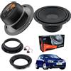 Hertz Kit 2 Casse Altoparlanti Woofer Anteriori Hertz C 165L per VW Golf V 5 +Supporti