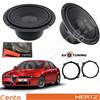Hertz Evotuning Kit 2 Casse Woofer Hertz C165L Altoparlanti 165 mm Ant o Post per Alfa Romeo 159