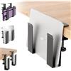 otuiaim Supporto Laterale per Laptop con Morsetto per Scrivania - Installazione Senza Fori - Porta Dispositivo Verticale in Acciaio Inossidabile per Laptop, Tablet, Tastiere - per Spessore < 38mm