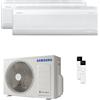 Samsung Condizionatore Samsung Windfree Elite S2 dual split 9000+12000 BTU inverter A+++ wifi unità esterna 4 kW codice prodotto AJ040TXJ2KG/EU/AR70F09CAAWNEU_1/AR70F12CAAWNEU_1