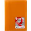 Grafoplás Grafoplas - Cartella, formato protocollo, Copertina in PP, plastica sintetica, trasparente 20 arancione
