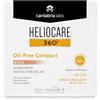 Heliocare 360° Oil Free Compact SPF50+ Protezione Solare Viso Colorata Beige, 10g