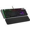 Cooler Master USB CK550 V2 Tastiera Meccanica Gaming -Retroilluminazione RGB, Funzionalità al Volo, Telaio in Alluminio e Poggiapolso Incluso - Layout Italiano / Switch Red