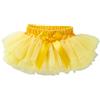 Alunsito Gonna tutù morbida e soffice per bambina da bambina con copertura del pannolino Gonna tutù per bambina con volant in tulle fiori XL gialla 1-2 anni
