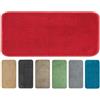 Olivo Tappeti OLIVO.shop TEKNOS Tappeto magico assorbi acqua, Zerbino asciugapassi per interno, Tappeto ingresso casa, varie misure e colori (25x70 cm, ROSSO)