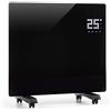 Klarstein Stufa Elettrica a Parete Basso Consumo, 1000W, Termoconvettore con Rotelle, Termosifone Portatile con Termostato, per Casa