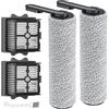 JORAIR Floor One S5 Combo spazzola di ricambio e filtro HEPA adatto per aspirapolvere Tineco Floor One S5 Combo (2 rulli e 2 filtri per aspirapolvere)