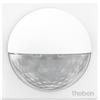 Theben 1010200 theLuxa R180 WH - Rilevatore di movimento passivo a infrarossi bianco - Copertura angolare 180° - per esterno