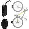 Zaxiva Supporto Bici da Muro Girevole Zaxiva per MTB & Bici da Strada, Porta Bici da Muro Salvaspazio per Garage & Casa, Supporto Muro Bici Robusto, Facile Installazione, Gancio Bici Muro Sicuro