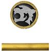 MYIW Rivetti a mosaico per manico a coltello, chiodo a vite per mosaico, perni di fissaggio per coltelli da caccia con diametro 8mm, lunghezza 4,5 cm (tigre)