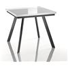 Tomasucci Wink design, Tavolo allungabile a libro Miami WHITE