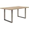 Forte TABLES Tavolo non allungabile, in legno, rovere Sonoma, 160 x 74,7 x 90 cm