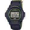 Casio Orologio Digitale al Quarzo Uomo con Cinturino in Tessuto W-219HB-3AVCF