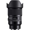 Sigma 412965 Obiettivo 20 mm-F/1.4 A AF DG HSM, Attacco Sony E-Mount, Nero