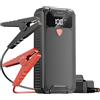 EUARY Avviatore Emergenza per Auto, 4000A 26800mAh 12V Booster Avviamento Auto Moto con Torcia a LED, Avviatore Batteria Auto con ricarica rapida USB, Jump Starter Power Bank Fino a 10L Benzina e 8L Diesel