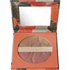 Deborah Milano - Maxi Terra Viso Compatta Tropical Bronze SPF 15, 01 Light, Bronzer, Blush e Illuminante Waterproof, Scorrevole e Setoso, Dona una Pelle Luminosa e Naturalmente Abbronzata, 18 gr