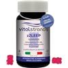 VITALSTRANDS zZLEEP | Melatonina per Dormire forte con l'aggiunta di erbe | Pastiglie per Dormire Meglio con Melatonina e Valeriana, Vitamina B6, Camomilla e Lavanda | 60 Caramelle per Dormire