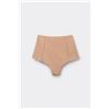 Tezenis Brasiliano Alto Shaping Taglio Vivo Donna Naturale