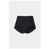 Tezenis Slip Alto Shaping Taglio Vivo Donna Nero