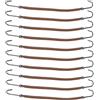 FRCOLOR 20 Pezzi Cravatta Per Con Ganci Elastici Per a Spirale Ganci Per a Coda Di Cavallo Piccoli Elastici Per Gancio Per Elastici Ragazza Sposa Elastico