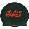 Imspira Cuffia in silicone MY BEST PROFILE | Cuffia da Nuoto | Cuffia da Piscina | Grande Comfort e Aderenza | Arte e Nuoto