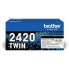 Toner originale Brother TN2420TWIN NERO