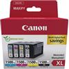 Cartuccia originale Canon 9182B010 Multipack PGI-1500XL (Conf. da 4 pz.) NERO+COLORE