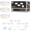 Paulmann 92127 Batuno - Lampada a LED 3 x 2,1 W, 70 mm, 3 x 180 lm, 230/24 V, colore: Bianco