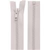 cyclingcolors 2x Cerniera Lampo n. 5 70 cm Chiusure Cursore Tirante Zip Poliestere Abbagliamento Arredamento Cucito Giacche, Grigio chiaro