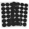 cyclingcolors Tondini Adesivi Tondo Adesivo Tondo Punti Autoadesivi Gancio Anello Nastro Puntini per Decorazioni da Parete Foto Oggetti Fai da te Artigianato 24 coppie 25mm, nero