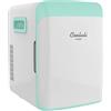 Cooluli Mini frigorifero da 10 l per camera da letto, auto, scrivania e dormitorio universitario, 12 V, portatile, per alimenti, bevande, cura della pelle, bellezza, trucco e cosmetici, piccolo