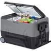 Takywep Frigorifero/congelatore portatile per auto, frigorifero elettrico da 12 V per auto, frigorifero da 58 quarti, frigorifero portatile da 55 °F a 66 °F per casa, bar, campeggio, viaggi,