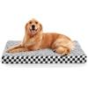 JOEJOY Cuccia ortopedica extra grande, extra grande, lavabile, cuscino per cani con memory foam, lavabile, rimovibile, impermeabile, ortopedico, grigio