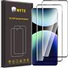 WFTE [2-Pezzi Vetro Temperato per Xiaomi Redmi Note 14 Pro+ / Pro Pellicola Protettiva 3D Copertura Completaper[Anti graffio][Senza Bolle] Pellicola Protettiva per Redmi Note 14 Pro Plus 5G