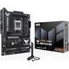 ASUS TUF Gaming B850-Plus WiFi, Scheda Madre AMD ATX, 14+2+1 Fasi Alimentazione, Slot DDR5, PCIe 5.0, 3 slot M.2, WiFi 7, Ethernet Realtek 2,5 GB, USB-C da 20 Gbps, BIOS Flashback e Aura Sync