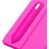 MoKo Portapenne Adesivo Adatto per Apple Pencil PRO/USB-C, Apple Pencil di 1a/2a Gen., Tasca Elastica per Penna Custodia Adesiva Attaccata alla Custodia Pad per Penne Stilo, Pitaya Rosso