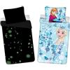 Jerry Fabrics Disney Frozen - Set di biancheria da letto per bambini, 140 x 200 cm, con federa 70 x 90 cm, colore: azzurro