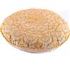 Mandala Life ART Fodera per cuscino da pavimento rotondo bohémien - 60 cm - 100% cotone - Custodia pouf per pouf per soggiorno, camera da letto, patio e altro