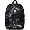 Invicta Zaino Carlson Fantasy Americano Casual - Nero - Tasca porta pc - Scuola & Tempo Libero