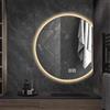 YFZNWHX 50x45cm,60x54cm,70x63cm,80x72cm,90x81cm Specchio Illuminato Con Antiappannamento, Specchio Da Bagno A LED, Specchio Da Parete Semicircolare, 3 Colori Dimmerabili, 3 Metodi Di Sospensione ( Color : Rig