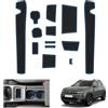GAFAT Nuovo Dacia Duster 3 2024 2025 2026 Tappetini Antiscivolo, Tappetino in Gomma per Console Centrale, Porta Bicchieri, Cuciture Porte, Dacia Duster 3 Accessori (Blu)