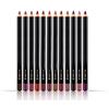 Socobeta Set di 12 Matite per Labbra Opache 12 Colori Impermeabili a Lunga Durata Riempitivo per Labbra Fodera per Labbra Trucco Cosmetico Matita per Correttore per le Donne