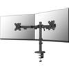 NEOMOUNTS Supporto monitor Neomounts Braccio da tavolo per monitor doppio 10-32" max 8kg Nero[DS60-600BL2]