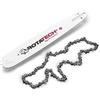 Rotatech Barra di guida per motosega Rotatech da 38,1 cm, per Husqvarna 133, 136, 137, 140, 141, 142, 154, 234, 235, 238, 240, 242, 246, 254, 257, 261, 340, 345 & 346