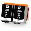 Skydo Cartuccia d'inchiostro 202XL Compatibile con Epson 202XL XP-6000 6005 | Cartuccia d'inchiostro 202 XL Multipack per Epson Expression Premium XP-6000 XP-6005 XP-6100 XP-6105 XP-6001 XP6005 (2 Nero)