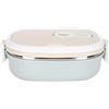 GOTOTOP Lunch Box In Acciaio Inox Lunch Box Termico Contenitori Per Alimenti Multi Strato Con Isolamento Termico Manico Ad Conservazione Per Alimenti A Tenuta Per Bambini Adulti Studente