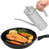 Tissting 500ML Oliera Acciaio Inox Salvagoccia, Oliera Salvagoccia Pentola Bottiglia Olio Portatile Contenitore Olio Bottiglie per Dispenser di Olio per Olio a Tenuta Stagna Drizzler per Cucina,BBQ,Grill